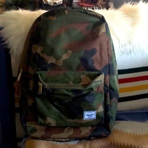 Herschel supply co brand backpack- camouflage- almost new- mint condition